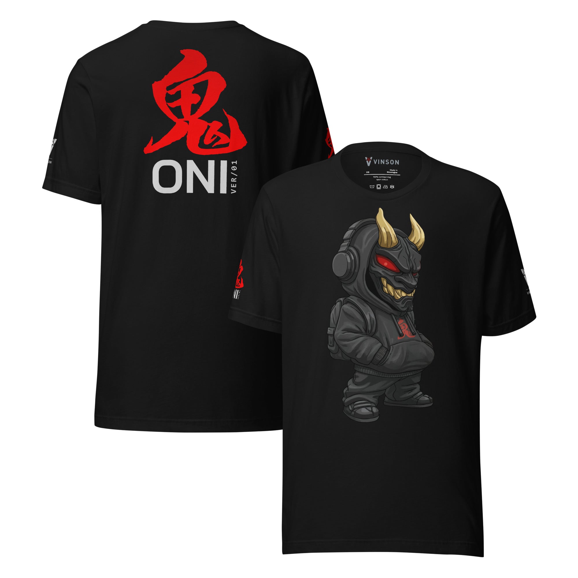 Vinson MFG ONI Ver 01 T-Shirt Black