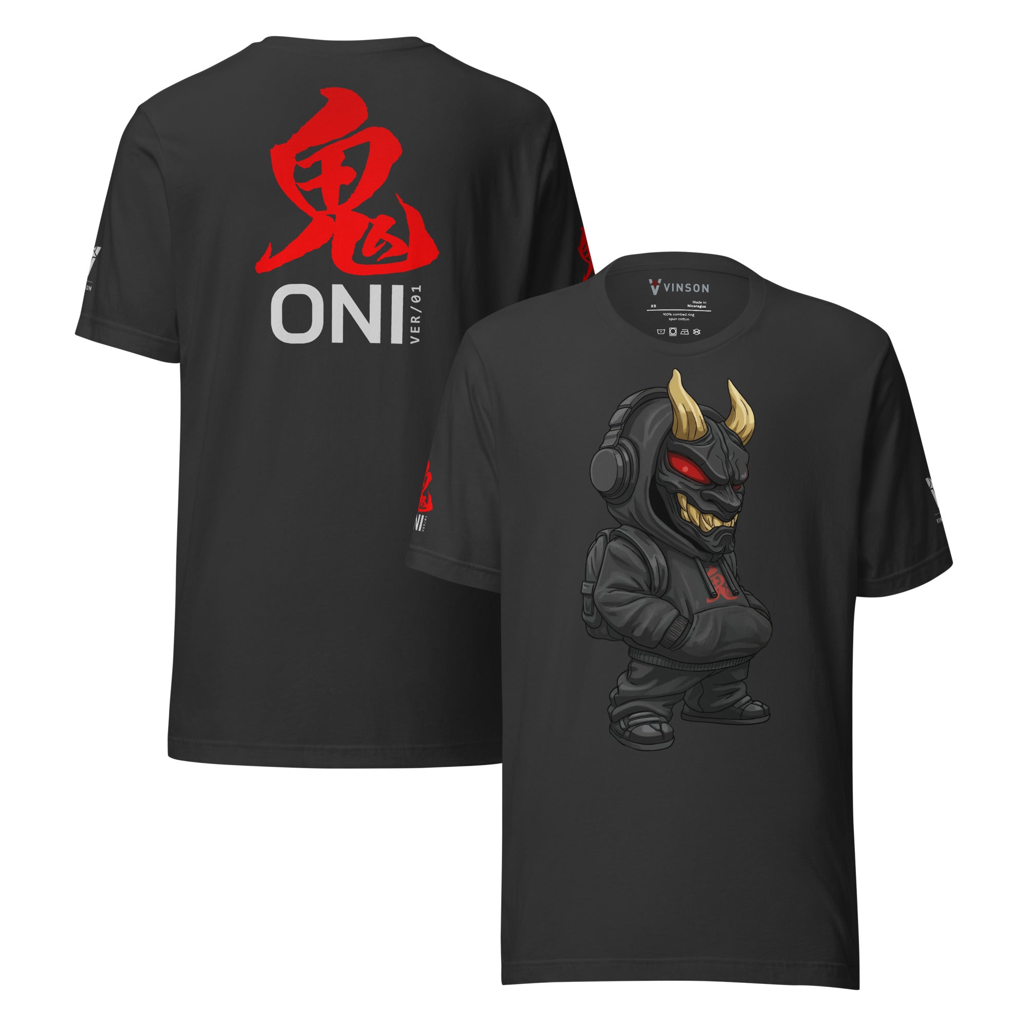 Vinson MFG ONI Ver 01 T-Shirt Dark Grey